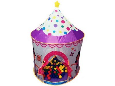 Детский игровой домик Замок + 100 шариков